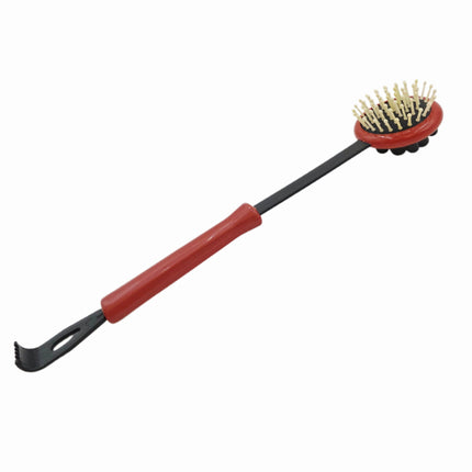 Dual-Head Back Massager & Back Scratcher – Long Handle Body Massage Tool