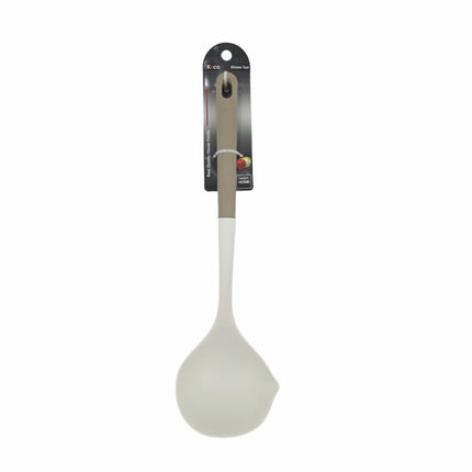 Home Art Silicone Ladle (13.4 in) – Heat-Resistant Kitchen Soup Ladle - Built-In Pouring Lip