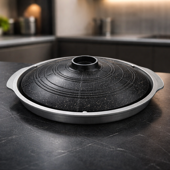 JoyLife Reversible Korean BBQ Grill Pan 11.8 Inches (30 cm) - Made in Korea