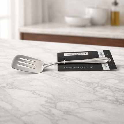 KAIZEN Stainless Steel Slotted Spatula – 10.75 in. (27 cm)