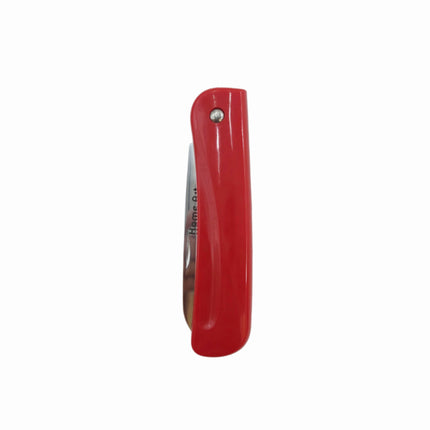 Home Art 4" Double Foldable Dual-Blade Pocket Knife – Stainless Steel – Gray or Red