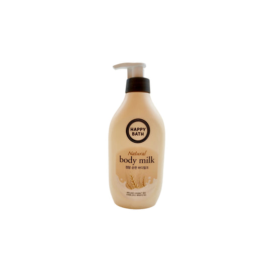 Happy Bath Natural Body Milk Moisturizer ("Really Mild" - Grain Essence) - 450ml - Made in Korea