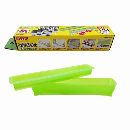 Japanese Hosomaki Sushi Roll Mold - Slim Roll Maker - Green - Made in Japan